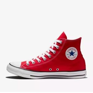 Red high top converse